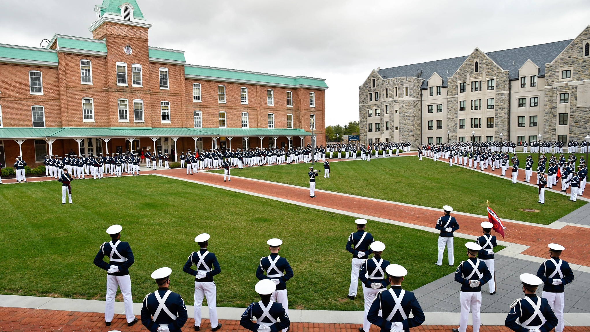 Cadets in formation